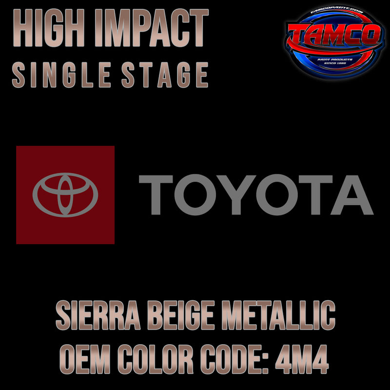 Toyota Sierra Beige Metallic | 4M4 | 1993-2000 | OEM High Impact Single Stage