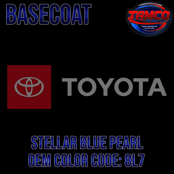Toyota Stellar Blue Pearl | 8L7 | 1996-2002 | OEM Basecoat
