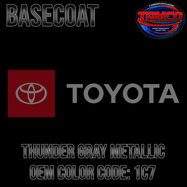 Toyota Thunder Gray Metallic | 1C7 | 1999-2003 | OEM Basecoat
