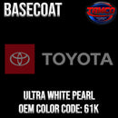 Toyota Ultra White Pearl | 083 | 2013-2022 | OEM Tri-Stage Basecoat