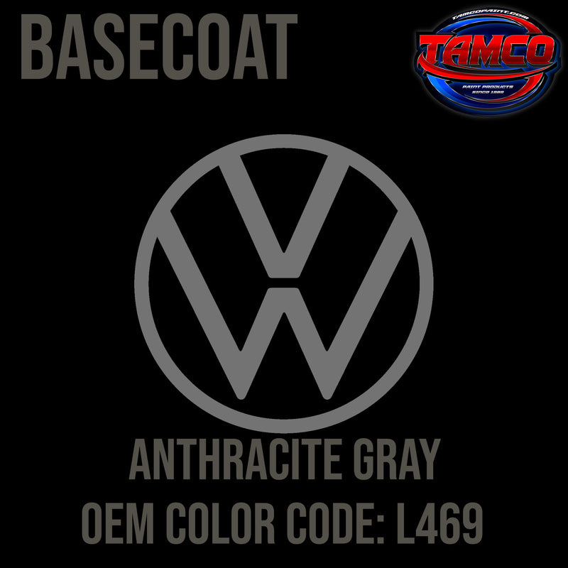 Volkswagen Anthracite Gray | L469 | 1961-1965 | OEM Basecoat