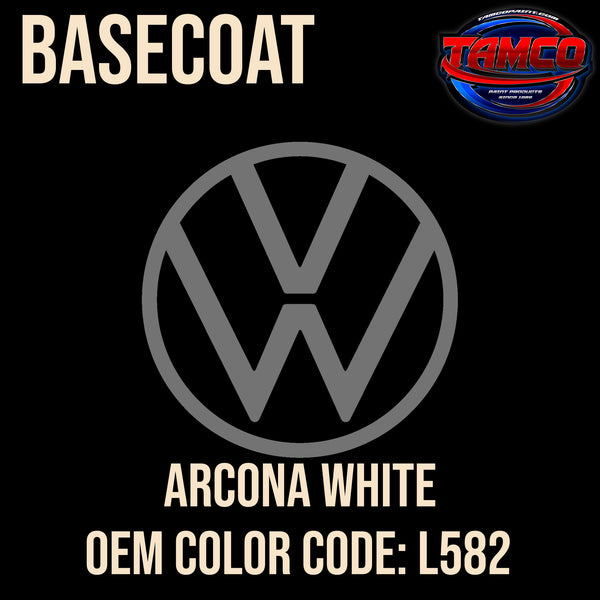 Volkswagen Arcona White | L582 | 1965-1966 | OEM Basecoat
