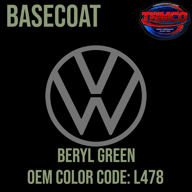 Volkswagen Beryl Green | L478 | 1960-1967 | OEM Basecoat