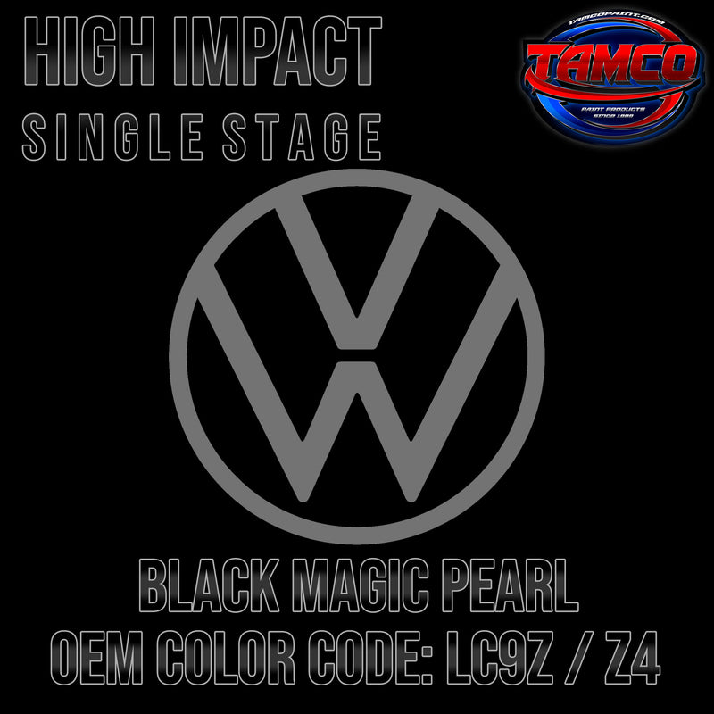 Volkswagen Black Magic Pearl | LC9Z / Z4 | 1995-2010 | OEM High Impact Single Stage