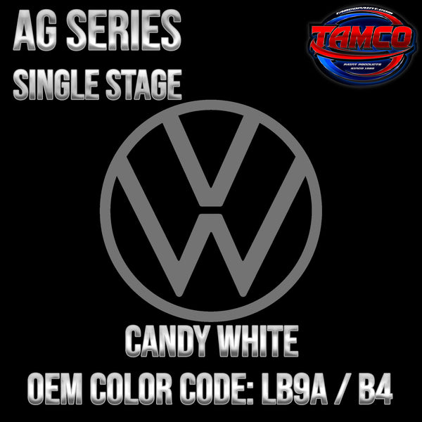 Volkswagen Candy White | LB9A / B4 | 1994-2018 | OEM AG Series Single Stage