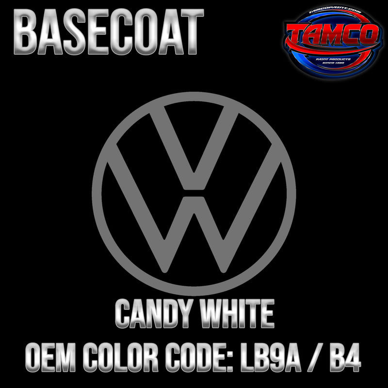 Volkswagen Candy White | LB9A / B4 | 1994-2018 | OEM Basecoat