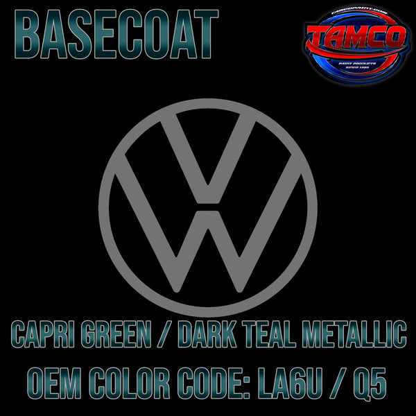 Volkswagen Capri Green / Dark Teal Metallic | LA6U / Q5 | OEM Basecoat