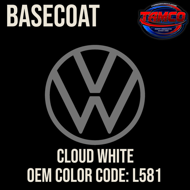 Volkswagen Cloud White | L581 | 1968-1970 | OEM Basecoat