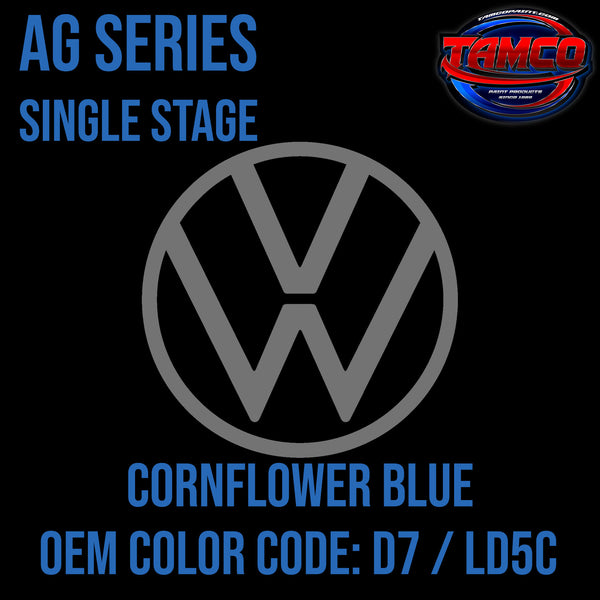 Volkswagen Cornflower Blue | D7 / LD5C | 2019-2023 | OEM AG Series Single Stage