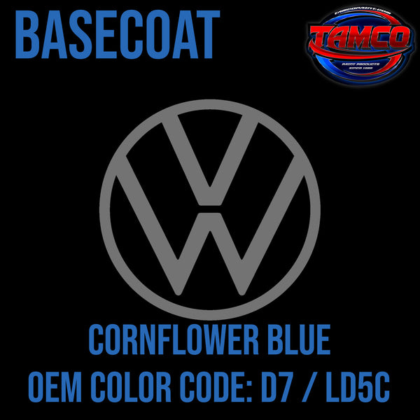Volkswagen Cornflower Blue | D7 / LD5C | 2019-2023 | OEM Basecoat