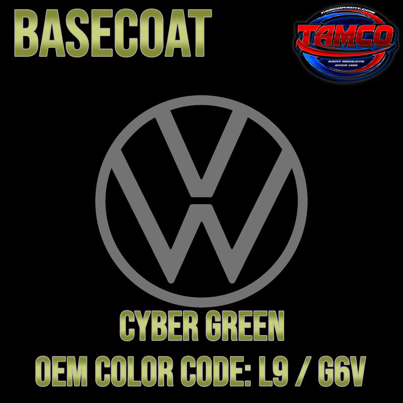 Volkswagen Cyber Green | L9 / LG6V | 1998-2005 | OEM Basecoat