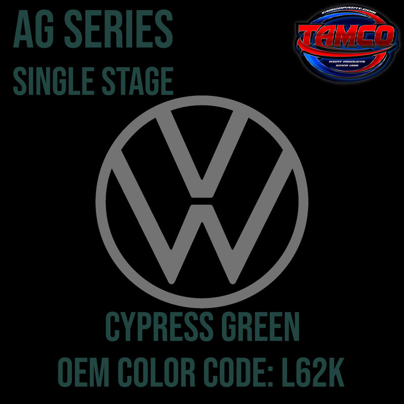 Volkswagen Cypress Green | L62K | 1969 | OEM AG Series Single Stage