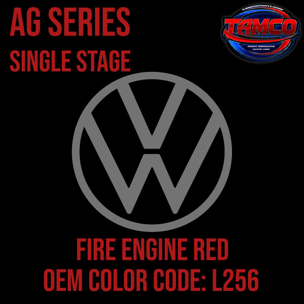 Volkswagen Fire Engine Red | L256 | 1964 | OEM AG Series Single Stage