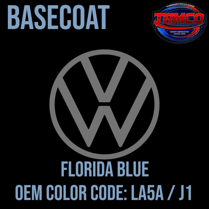 Volkswagen Florida Blue | LA5A / J1 | 1979-1980 | OEM Basecoat