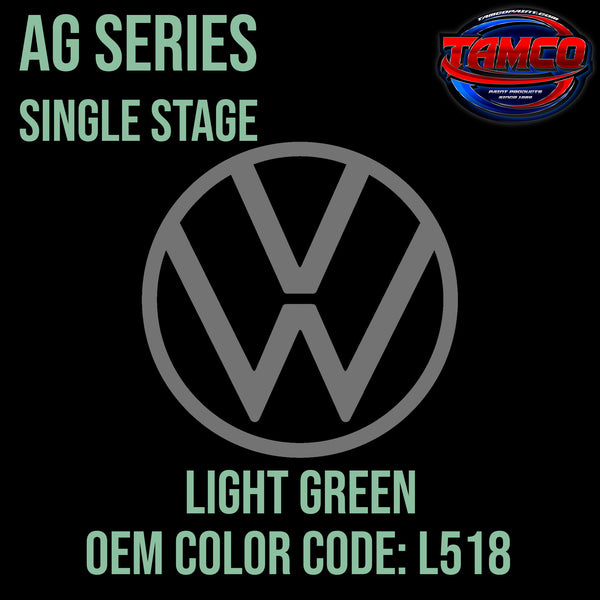 Volkswagen Light Green | L518 | 1963 | OEM AG Series Single Stage