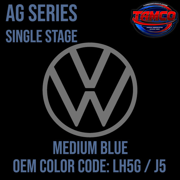 Volkswagen Medium Blue | LH5G / J5 | 1980-1984 | OEM AG Series Single Stage