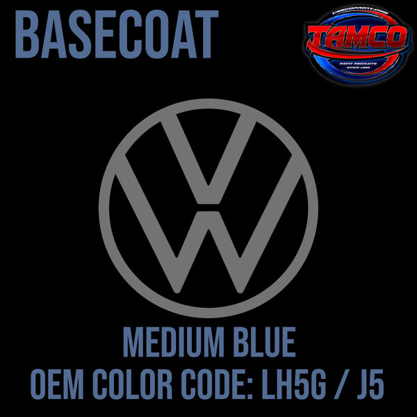 Volkswagen Medium Blue | LH5G / J5 | 1980-1984 | OEM Basecoat
