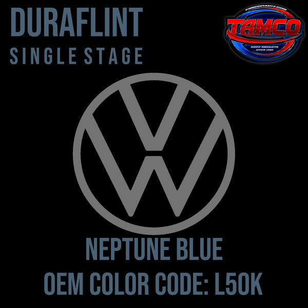 Volkswagen Neptune Blue | L50K | 1967-1975 | OEM DuraFlint Series Single Stage