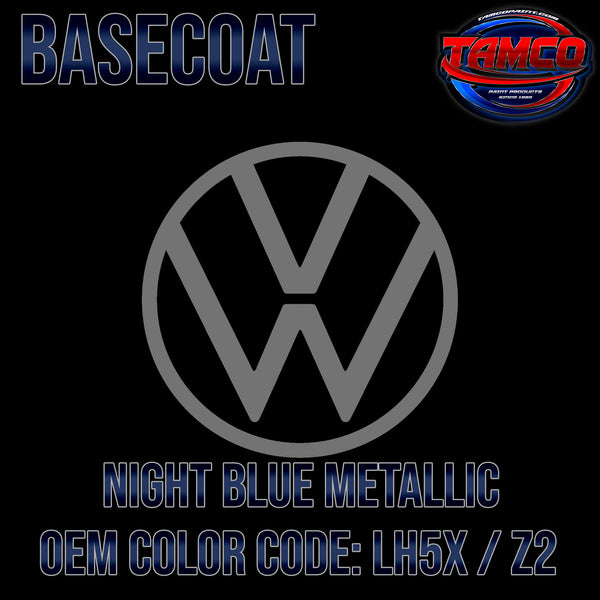 Volkswagen Night Blue Metallic | LH5X / Z2 | 2011-2020 | OEM Basecoat