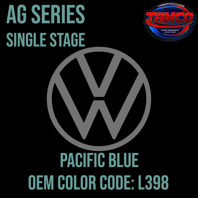 Volkswagen Pacific Blue | L398 | 1960-1965 | OEM AG Series Single Stage