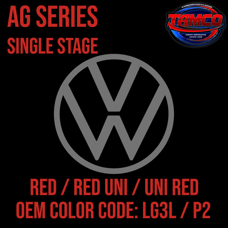 Volkswagen Red | LG3L / P2 | 1998-2005 | OEM AG Series Single Stage