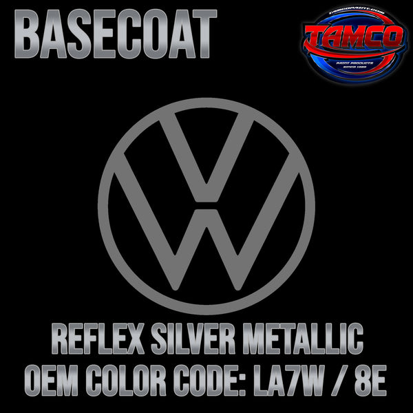 Volkswagen Reflex Silver Metallic | LA7W / 8E | 2000-2022 | OEM Basecoat
