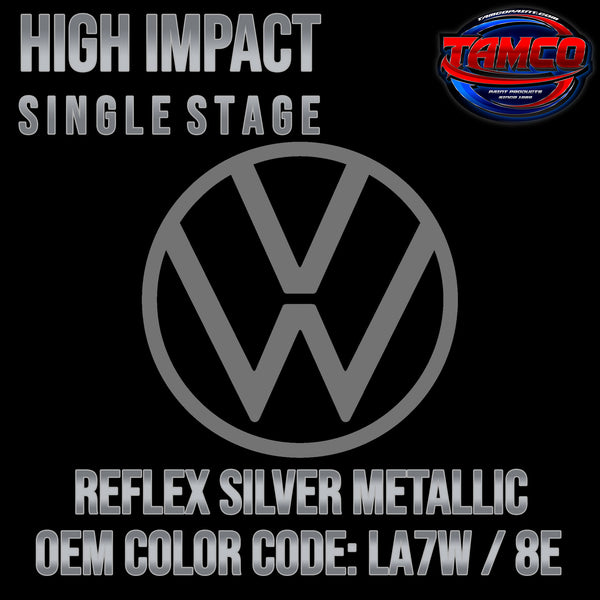 Volkswagen Reflex Silver Metallic | LA7W / 8E | 2000-2022 | OEM High Impact Single Stage