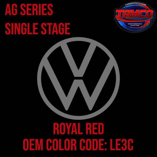 Volkswagen Royal Red | LE3C | 1981-1984 | OEM AG Series Single Stage