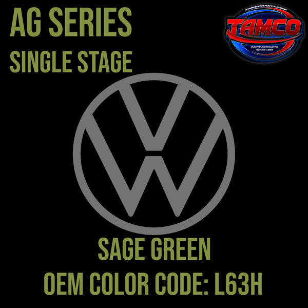 Volkswagen Sage Green | L63H | 1973-1979 | OEM AG Series Single Stage