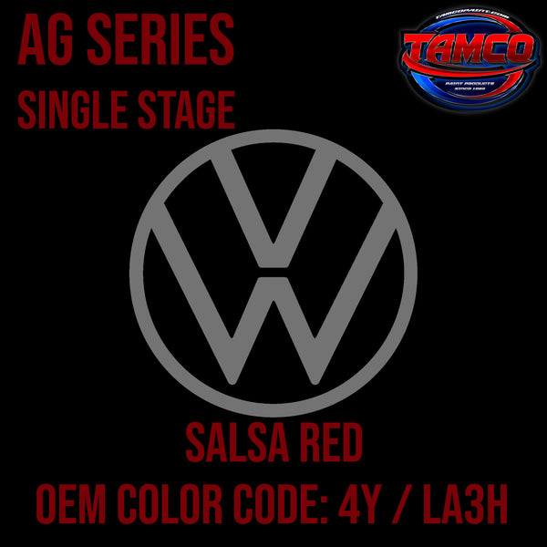Volkswagen Salsa Red | 4Y / LA3H | 2006-2014 | OEM AG Series Single Stage