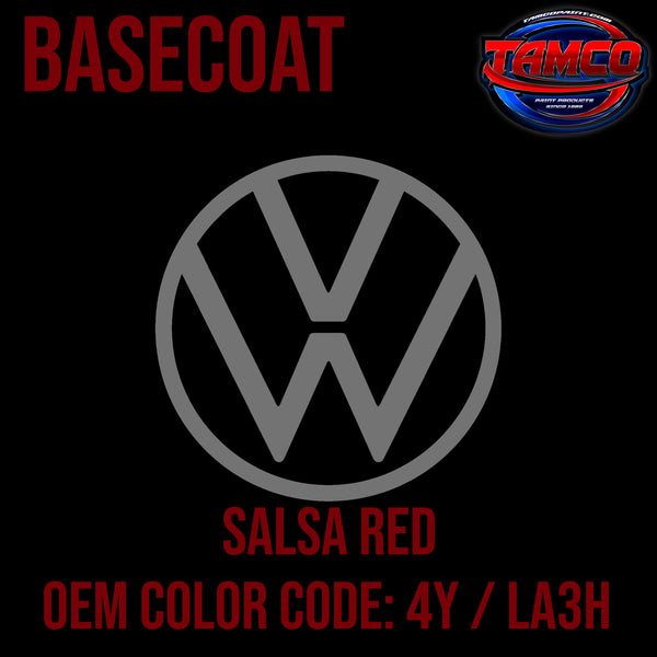 Volkswagen Salsa Red | 4Y / LA3H  | 2006-2014 | OEM Basecoat