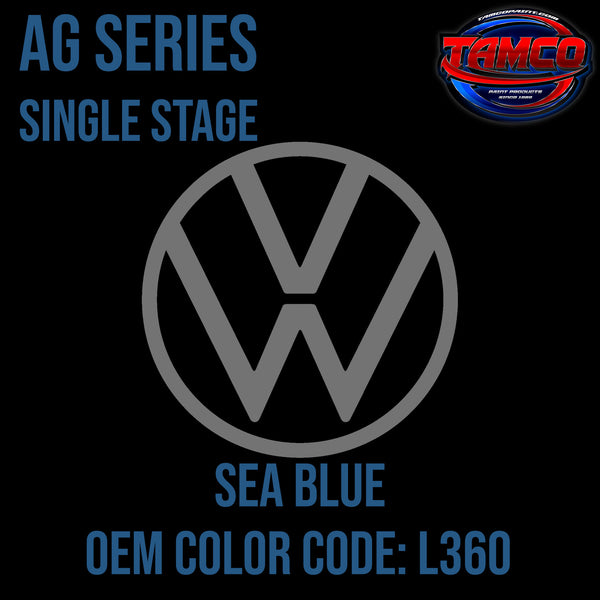 Volkswagen Sea Blue | L360 | 1960-1967 | OEM AG Series Single Stage