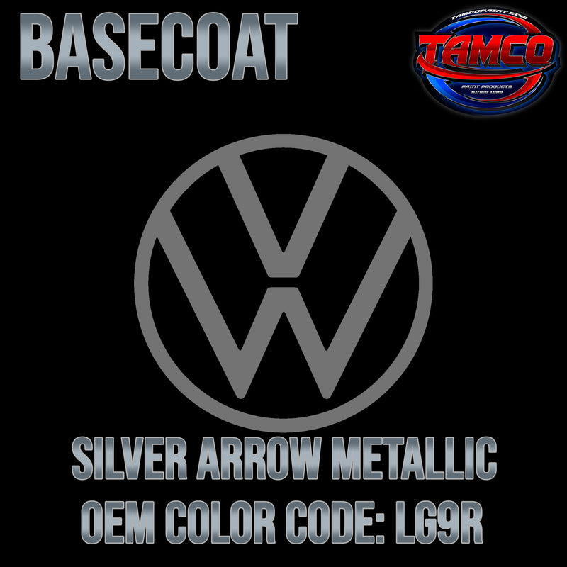 Volkswagen Silver Arrow Metallic | LG9R | 1998-2013 | OEM Basecoat