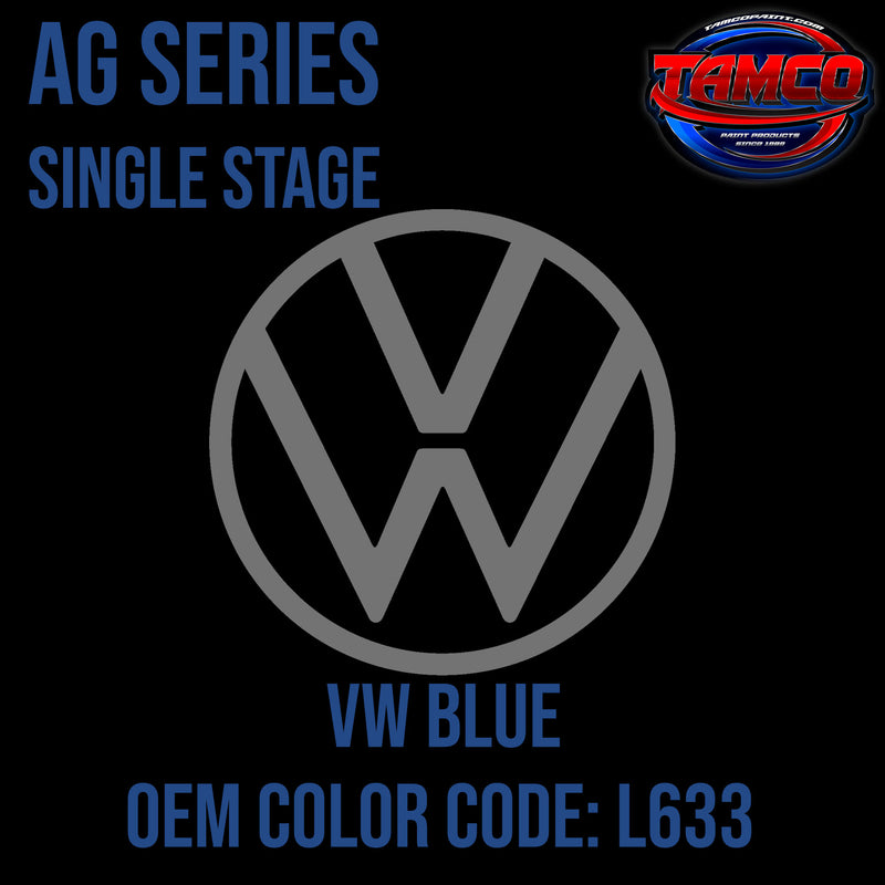 Volkswagen VW Blue | L633 | 1966-1968 | OEM AG Series Single Stage