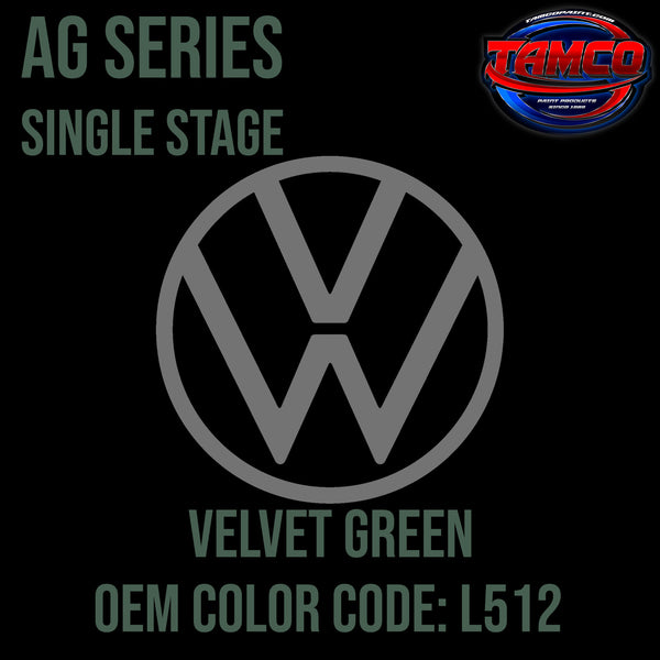 Volkswagen Velvet Green | L512 | 1964-1968 | OEM AG Series Single Stage