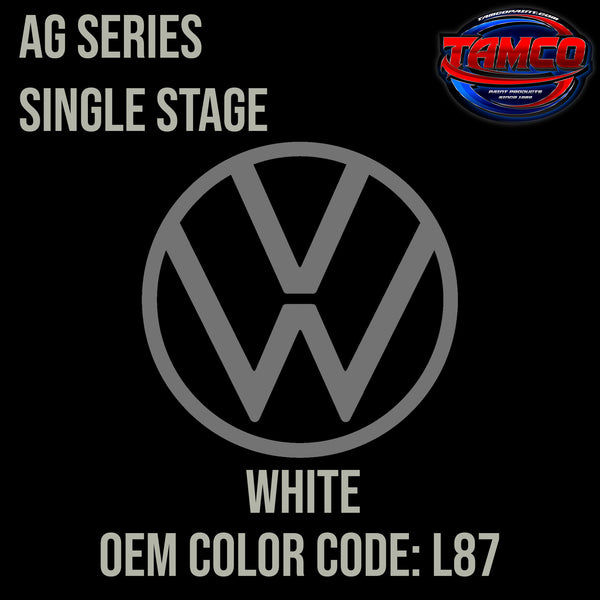 Volkswagen White | L87 | 1950-1969 | OEM AG Series Single Stage
