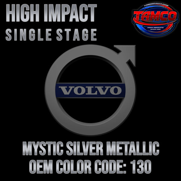 Volvo Mystic Silver Metallic | 130 | 1978-1994 | OEM High Impact Single Stage
