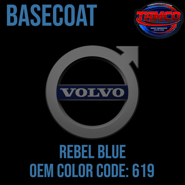 Volvo Rebel Blue | 619 | 2013-2018 | OEM Basecoat