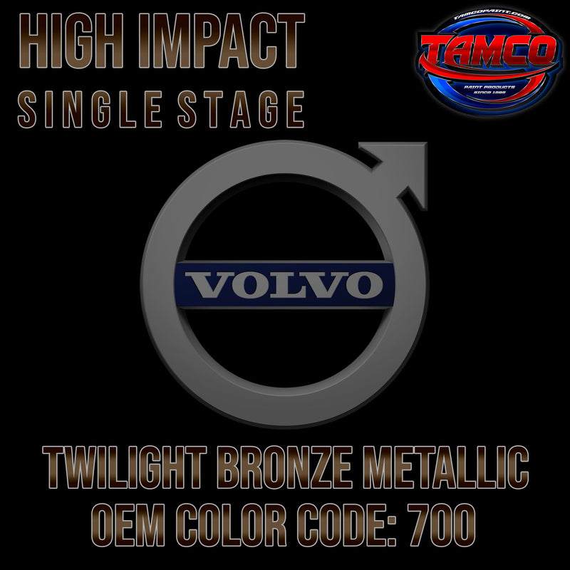Volvo Twilight Bronze Metallic | 700 | 2012-2018 | OEM High Impact Series Single Stage