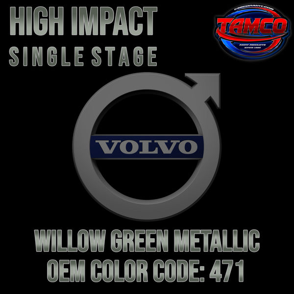 Volvo Willow Green Metallic | 471 | 2006-2008 | OEM High Impact Single Stage