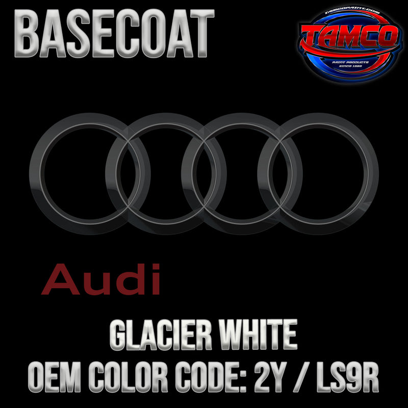 Audi Glacier White | 2Y / LS9R | 2012-2022 | OEM Basecoat