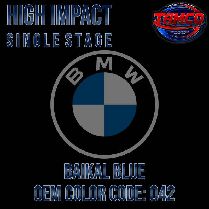 BMW Baikal Blue | 042 | 1968-1975 | OEM High Impact Single Stage