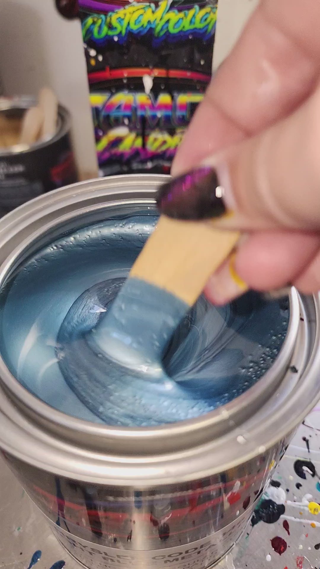 Chrysler Light Blue Metallic Basecoat