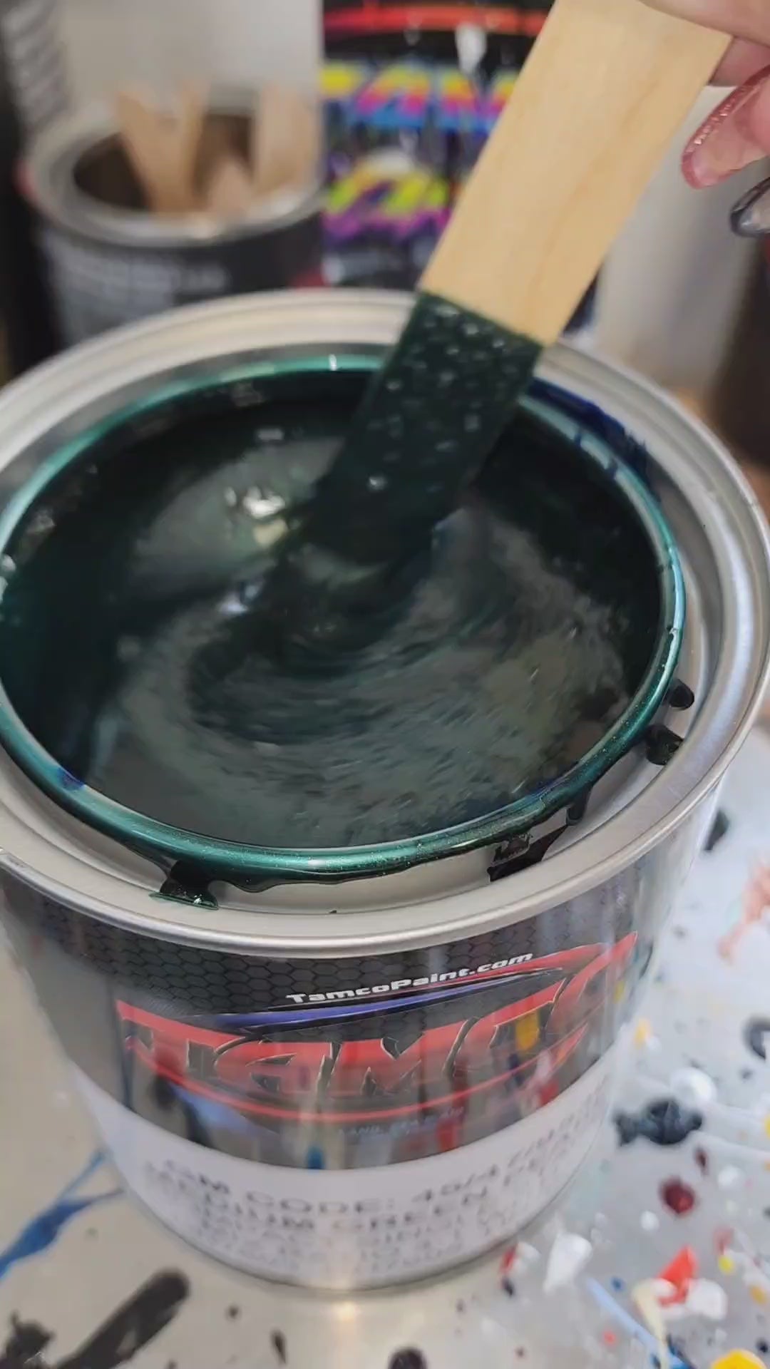 Medium Green Pearl Basecoat