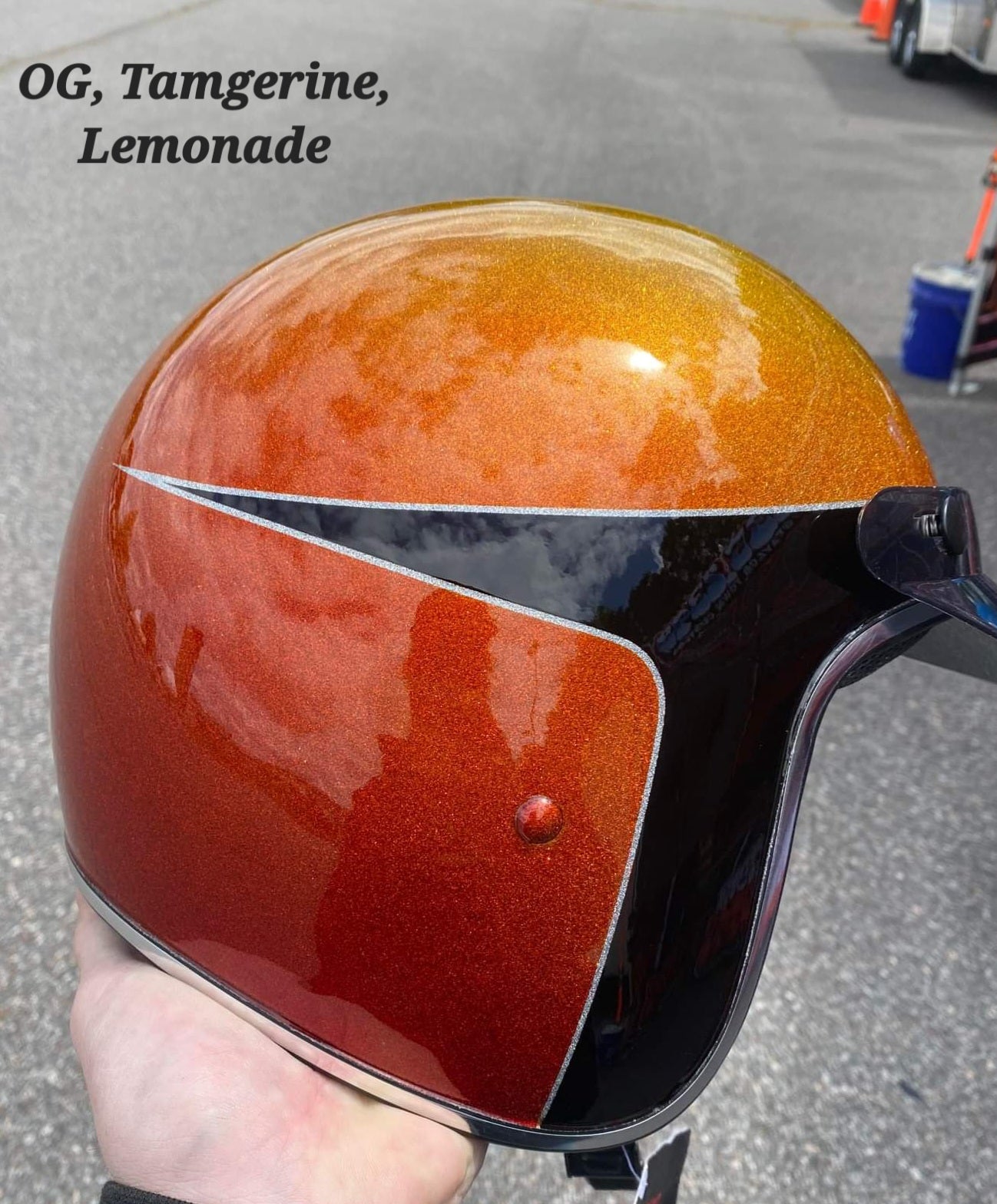 Tamco Paint Helmet  OG Red
